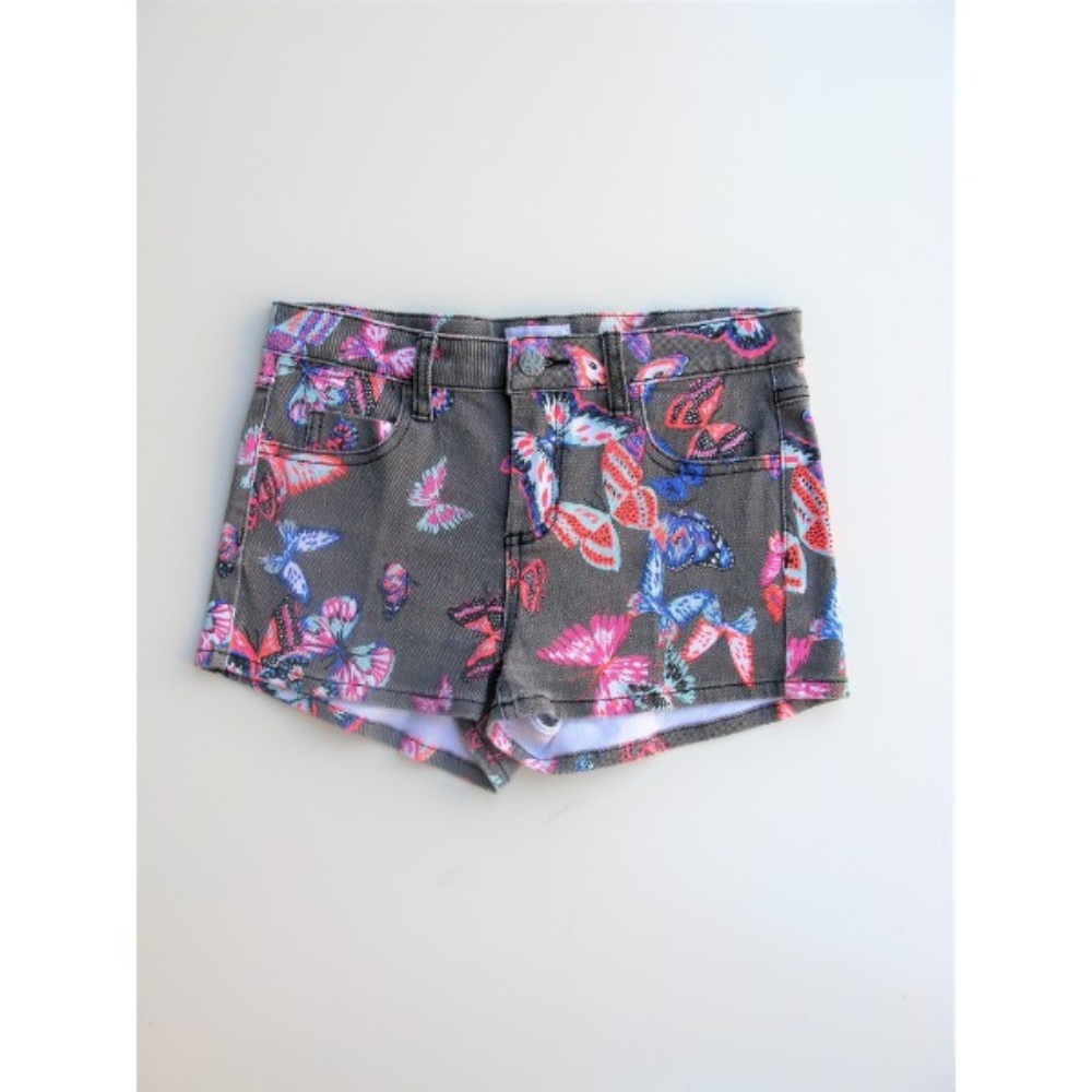 4/$25 American Retro Butterfly Strtch Denim Shorts
